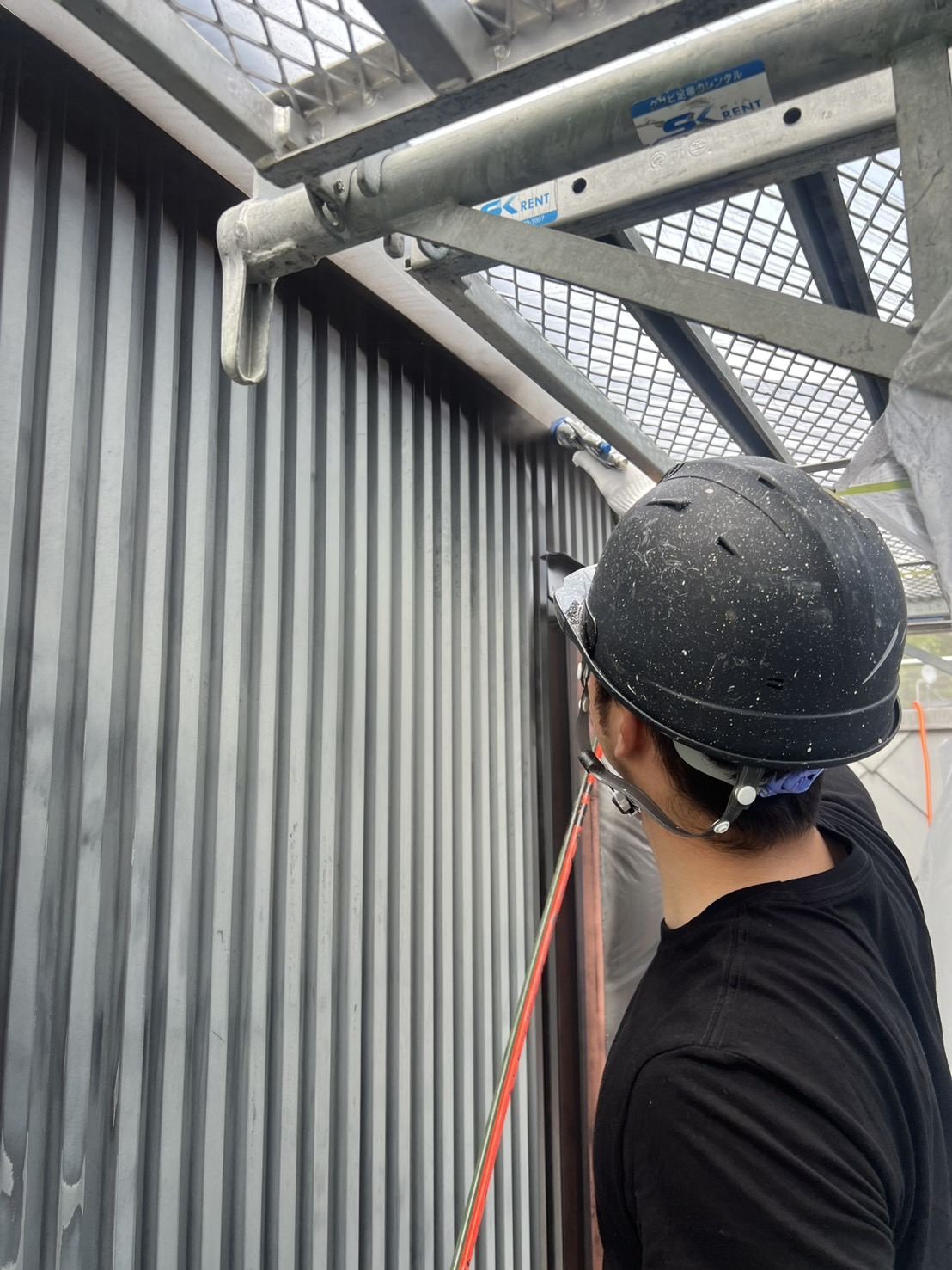外壁塗装作業